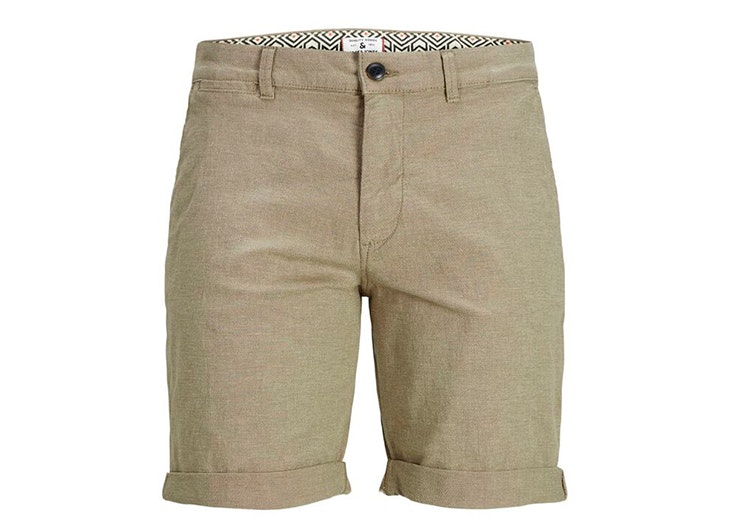 novedades de jack & Jones jack friday Bermudas corte chino en color beige