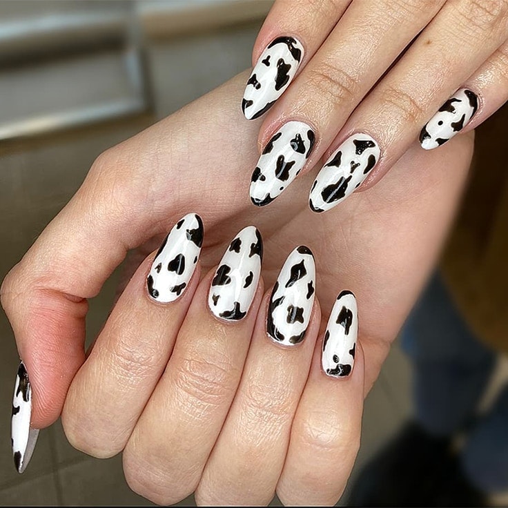 Tendencias de uñas nail art animal print