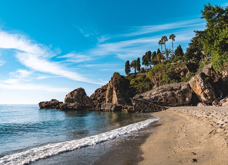 playas de málaga maro nerja