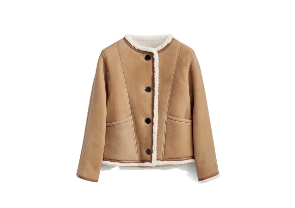 Chaqueta de piel, Massimo Dutti.