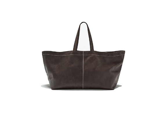 Bolso de piel, Massimo Dutti.