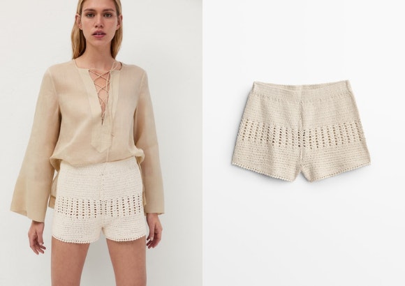 Pantalón de crochet de Massimo Dutti