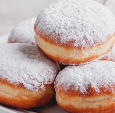 Receta especial: Berlinesas de carnaval