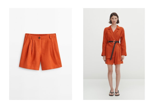 Bermudas de lino de Massimo Dutti
