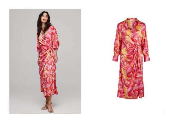Vestido con estampado naturaleza de CORTEFIEL
