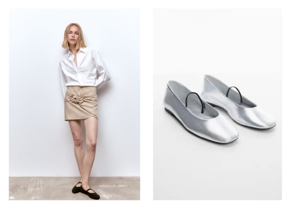 Bailarinas de Zara y Mango