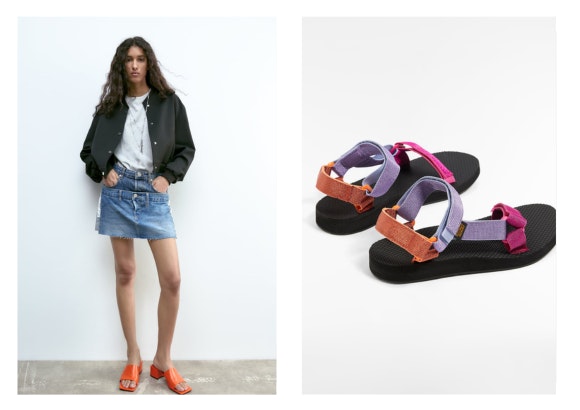 Colores vibrantes Zara y Oysho