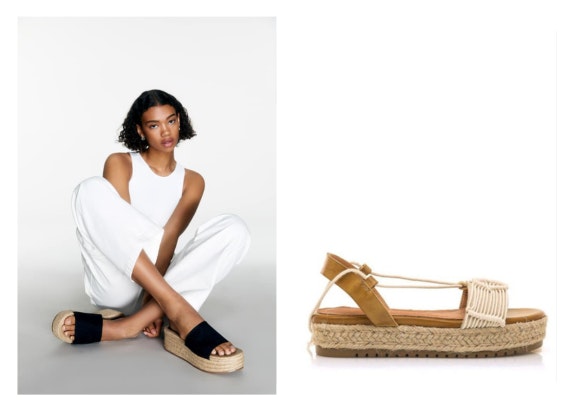 Sandalias con plataforma de Pull and Bear y RKS
