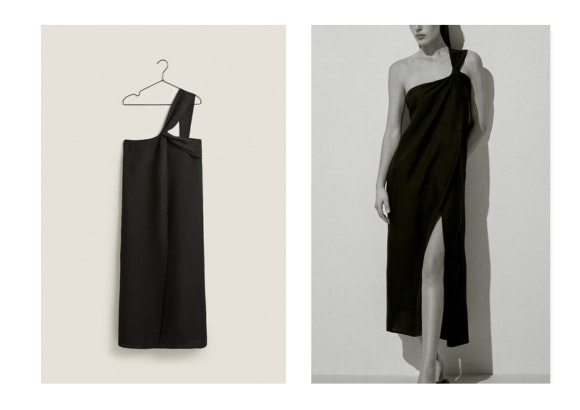 Vestido midi lino de Zara Home