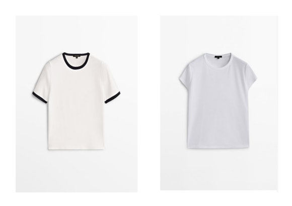 Camisetas básicas Massimo Dutti