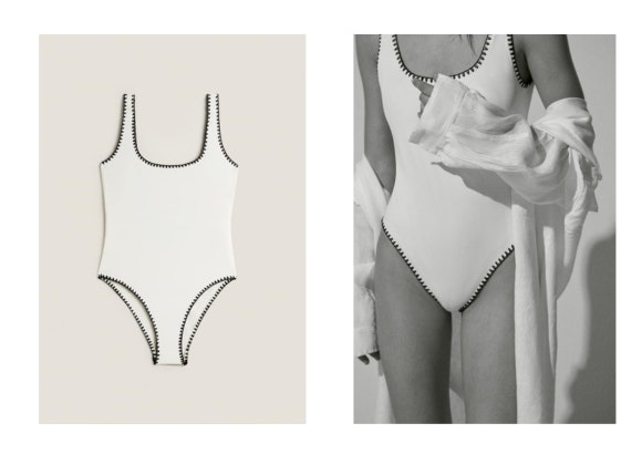 Bañador con bordado de Zara Home
