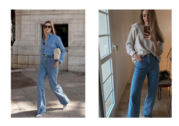 Jeans rectos - via @anaverasite