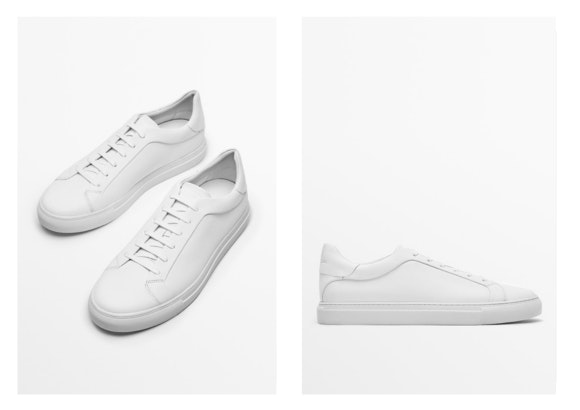 Deportivas Básicas de Piel de Massimo Dutti