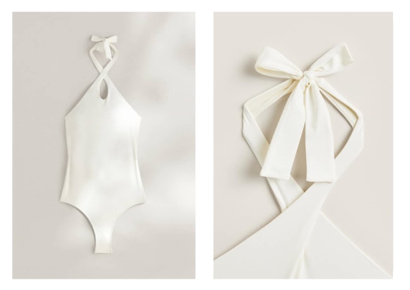 Traje de baño blanco de Zara Home