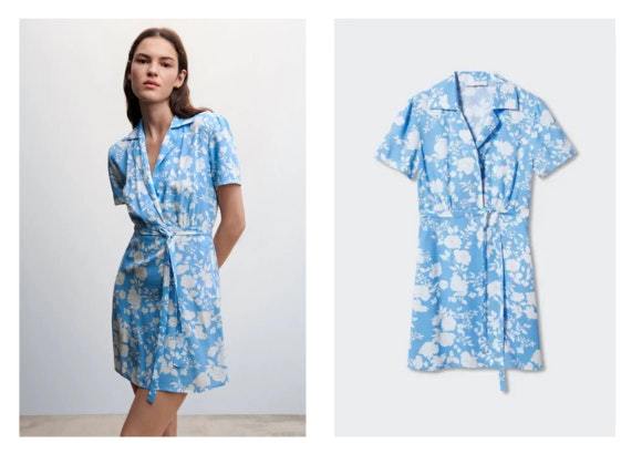 Vestido floral de Mango