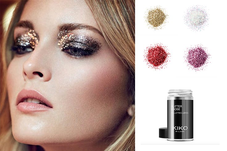 Maquillaje Glitter para Navidad