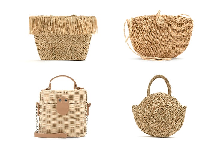 Bolsos cesta de la tienda Pull and Bear