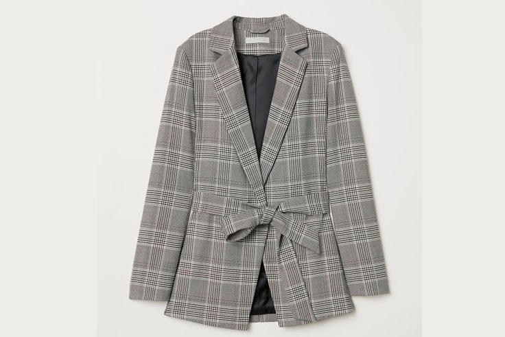 americana-estampado-cuadros-gris-hm