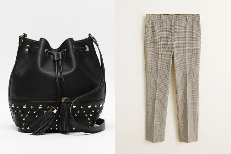 bolso-saco-negro-pantalon-estampado-cuadros