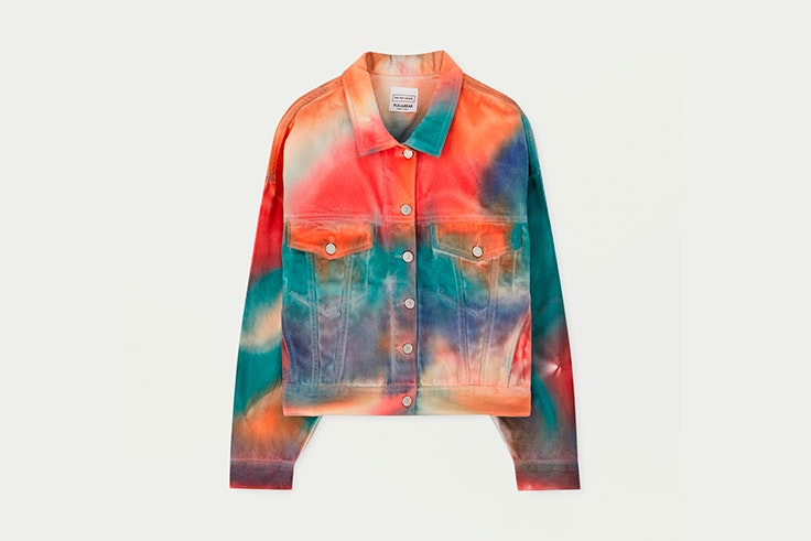 Cazadora tie dye multicolor de Pull & Bear