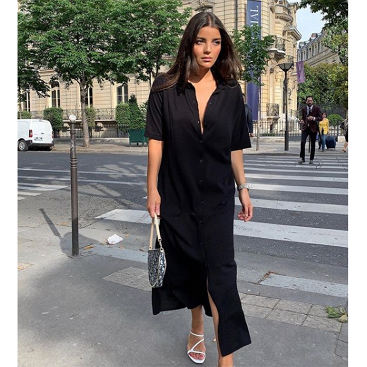 sandra rodrigues vestido negro