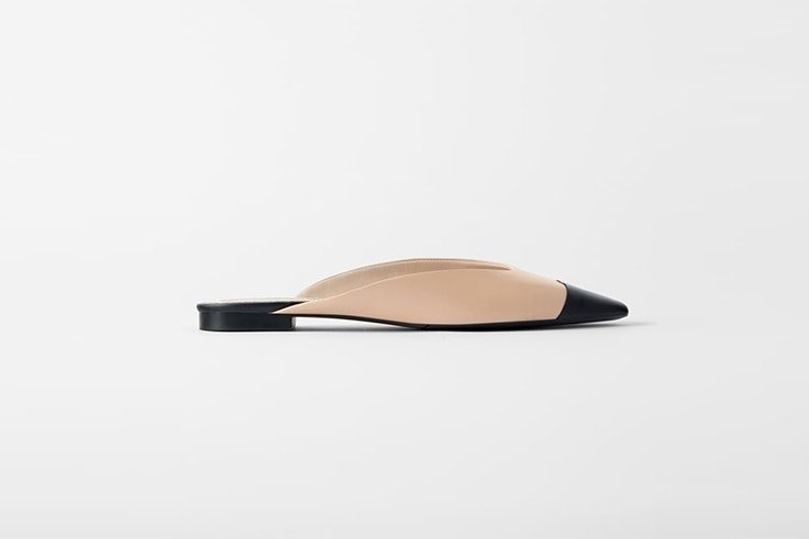 mules bicolor de zara andrea pascual