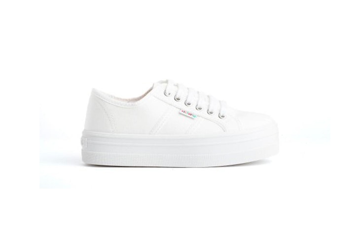 zapatilla blanca plataforma zapin