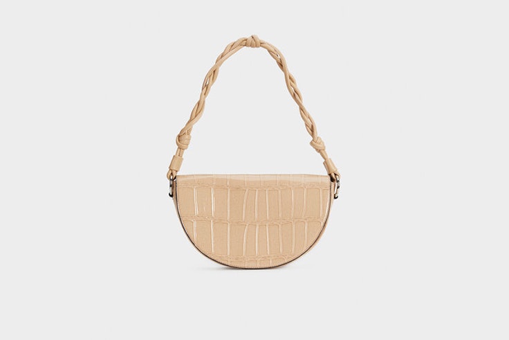 bolso efecto coco media luna parfois Tine Andrea
