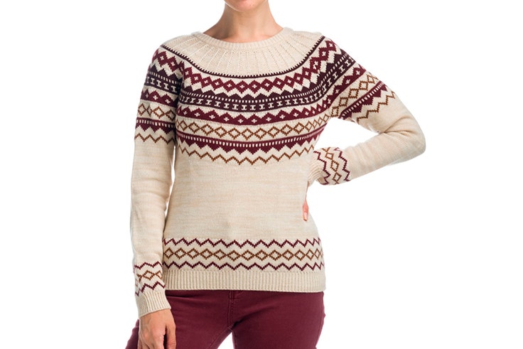 jersey de colores beige rombos koroshi