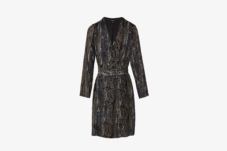 vestidos estampados animal print massimo dutti