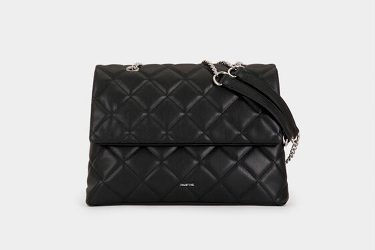 bolso negro bandolera asa metal parfois