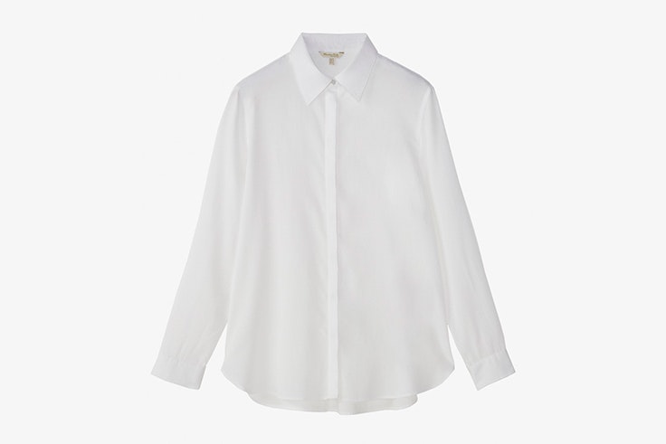 camisa blanca massimo dutti