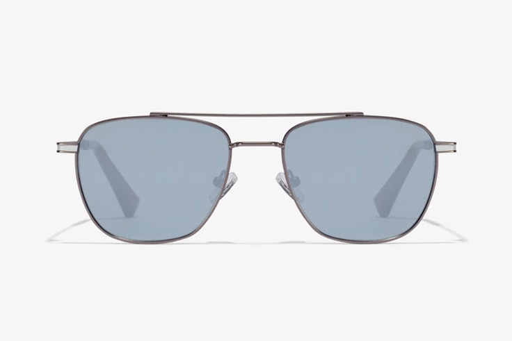 Gafas de sol de metal en plata de Hawkers