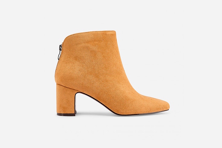 Botines de ante en color camel de Marypaz