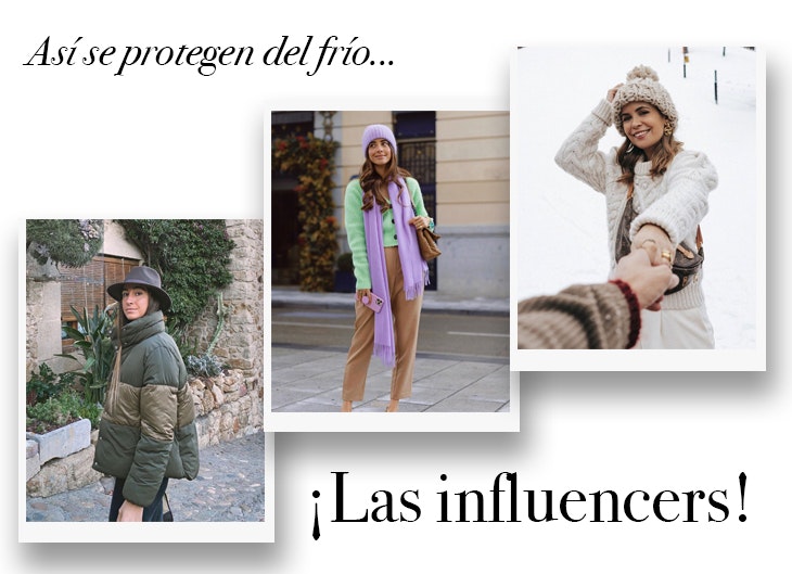 Así son las prendas para el frío de las influencers