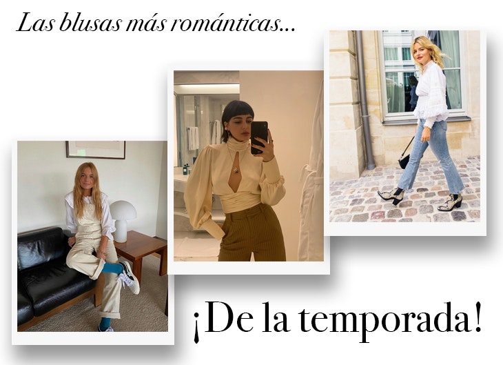 Las blusas románticas son las favoritas de la temporada