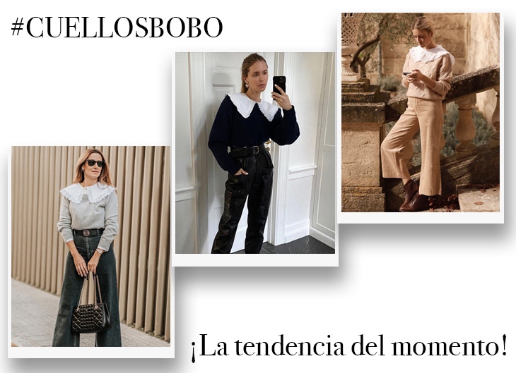 Los cuellos bobo: la tendencia favorita de las influencers