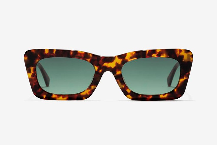 Gafas de sol rectangulares y marrones de Hawkers