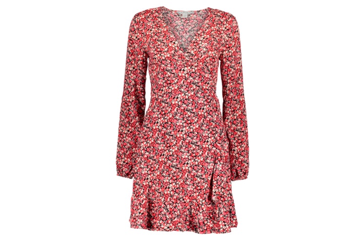 Vestido con estampado de flores de New Yorker