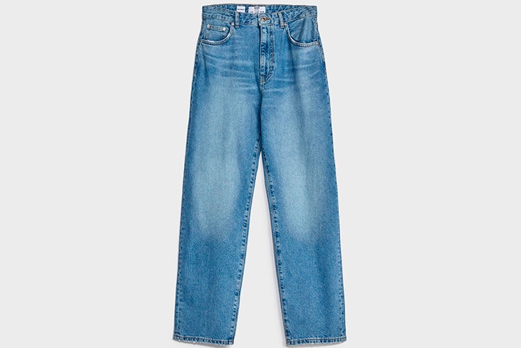 Pantalón vaquero recto de Bershka