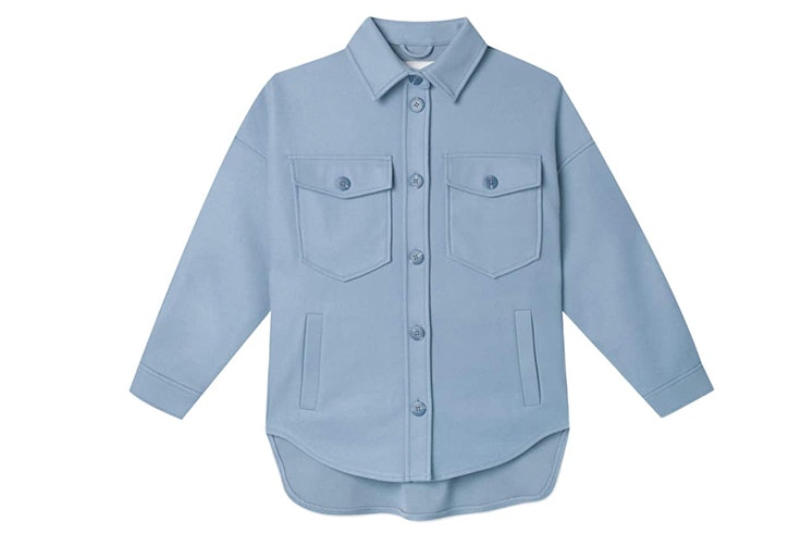 Sobrecamisa azul de Stradivarius
