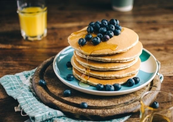 Tortitas con frutas