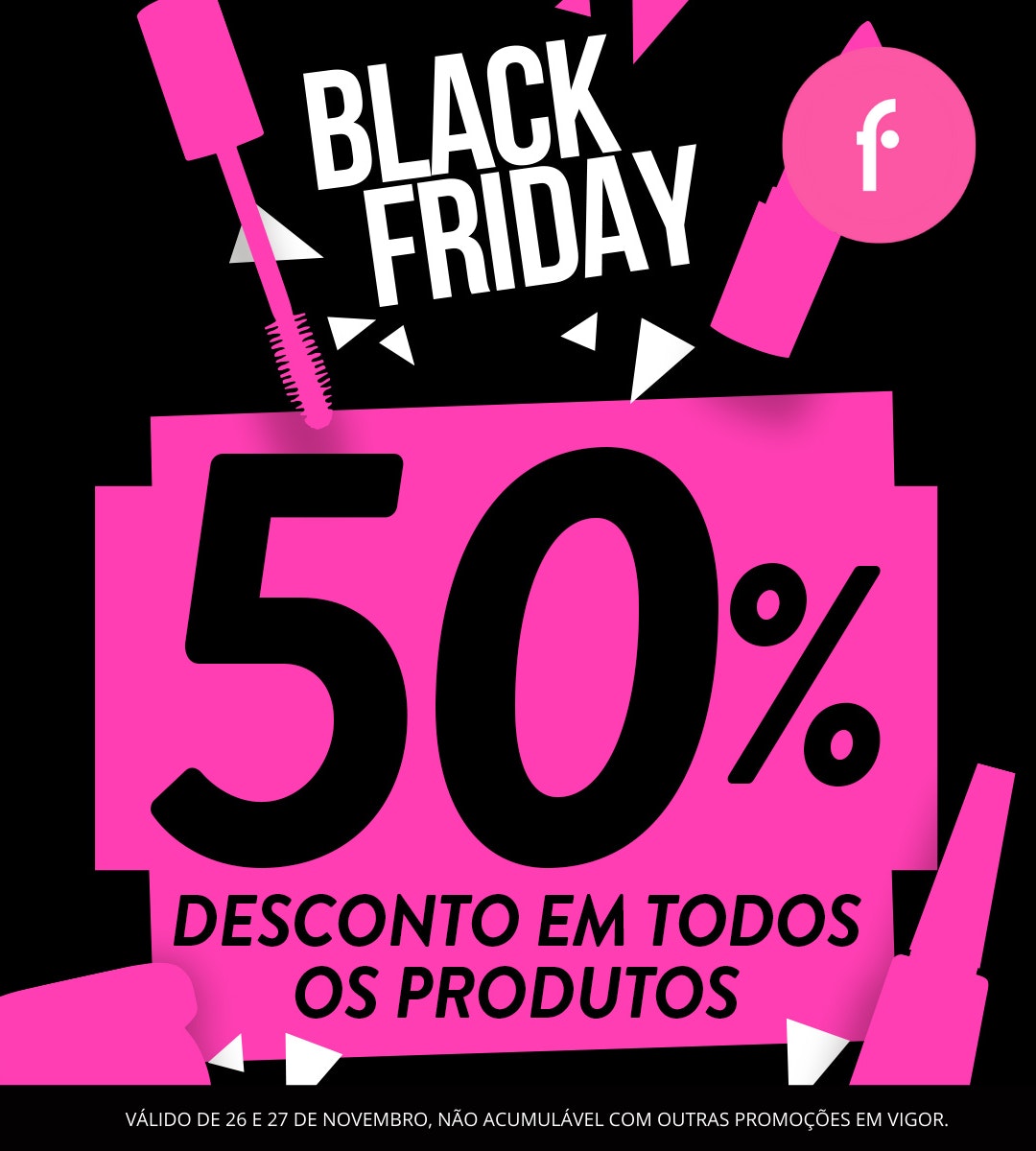 Black Friday 50% desconto