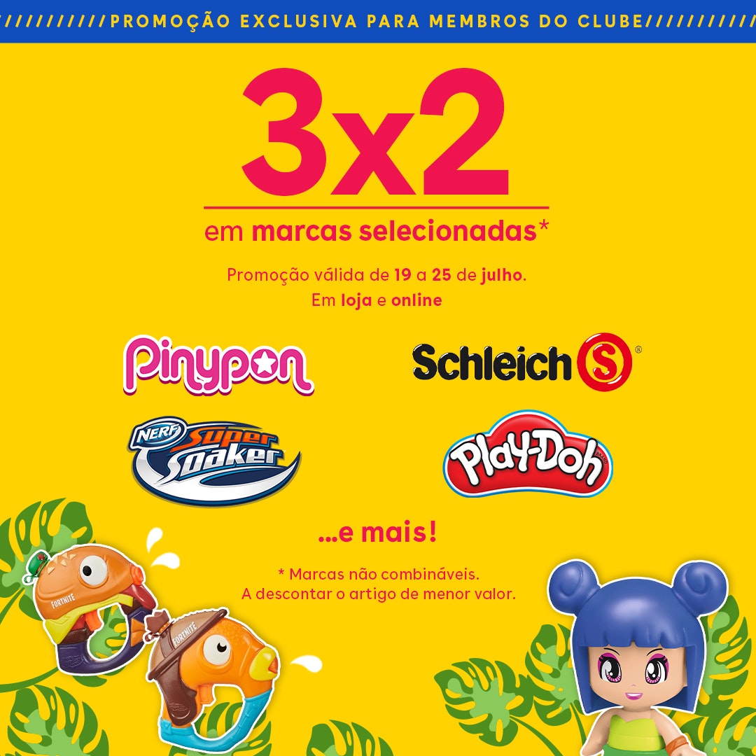 3×2 em marcas seleccionadas!