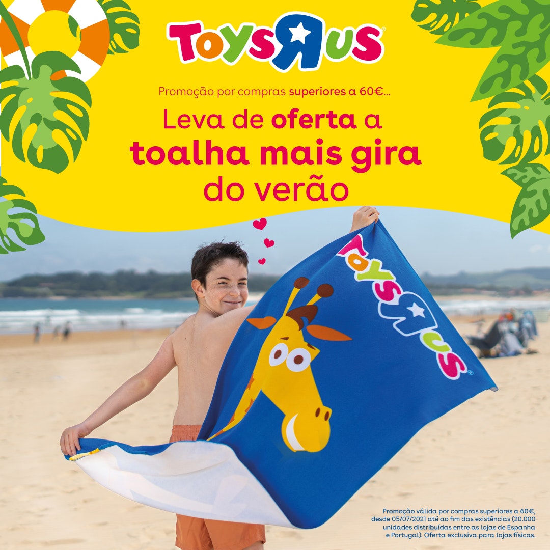 Oferta de toalha de praia em compras superiores a 60€😎