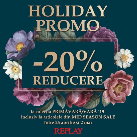 REPLAY HOLIDAY PROMO 600x600px