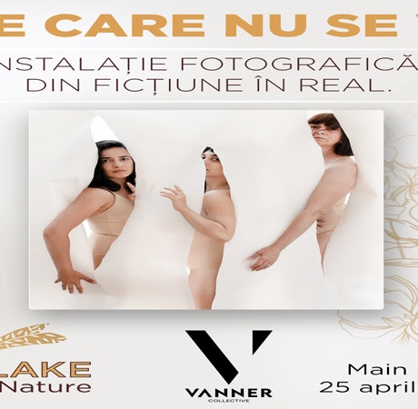 Instalația fotografică Cele care nu se văd, în ParkLake