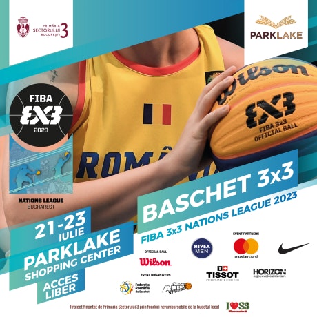 Liga Natiunilor la baschet 3×3 revine în România, în #ParkLake!