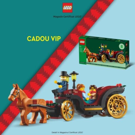 Lego a pregătit un Cadou VIP 40603 Plimbare cu trăsura la achiziții LEGO de minim 730 lei.