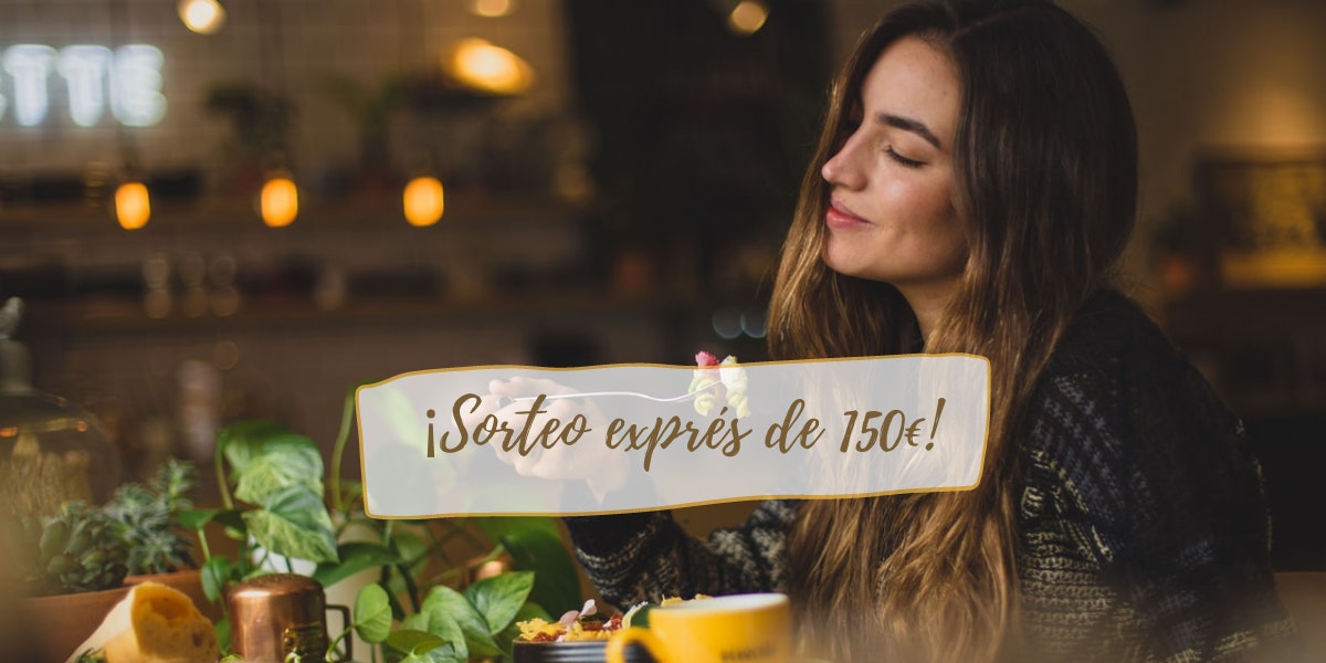 ¡Sorteo exprés: 24h para ganar 150 euros en restauración!